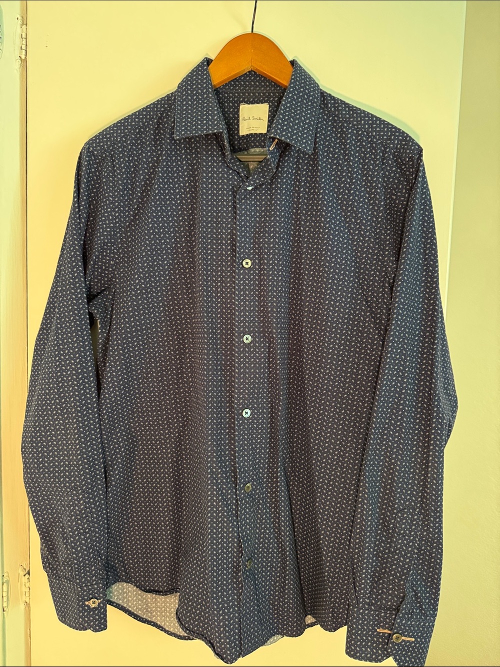 Paul Smith Navy Button-Down Dress Shirt